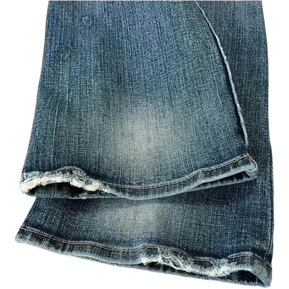 True Religion Yellow Point Flap Pocket Slim Straight Jeans - Picture 5 of 6